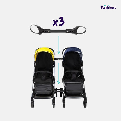 BabyLink® | 3Pcs Twin Baby Stroller Connector Set