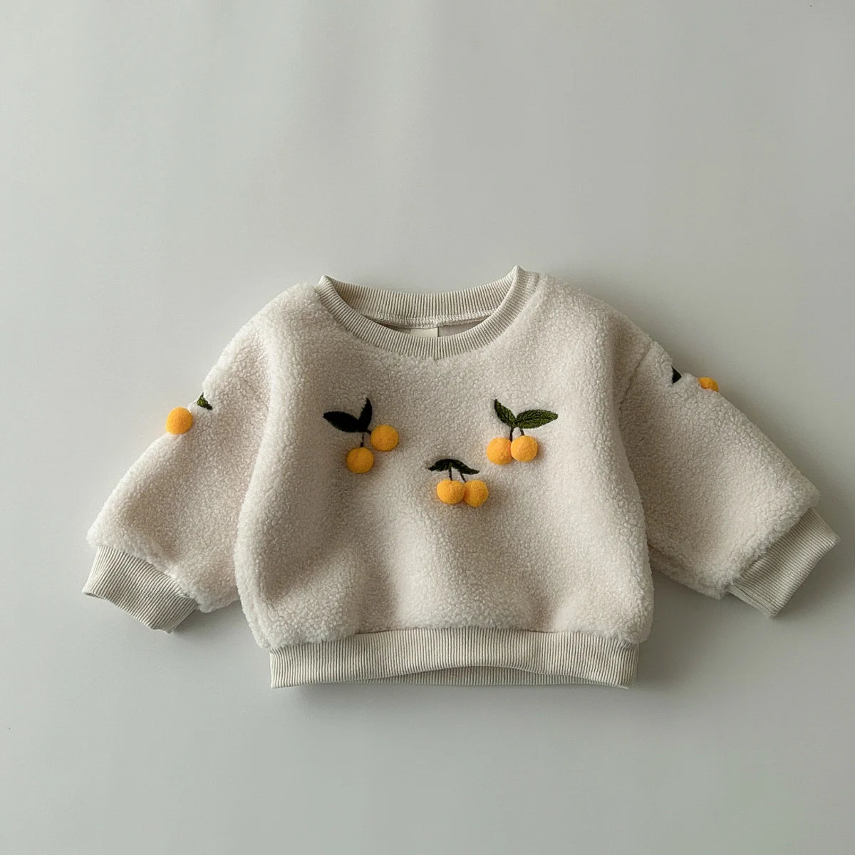 WinterBaby® | Wool Tops with Cherry Embroidery