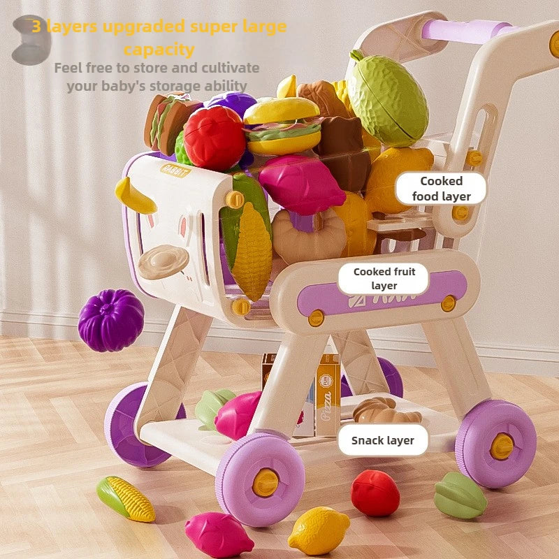 MYGVN® | 32pcs Shopping Cart Toy Set