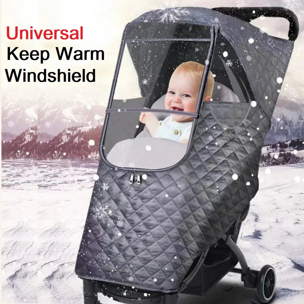 CozyShield® | Universal Waterproof Stroller Rain Cover