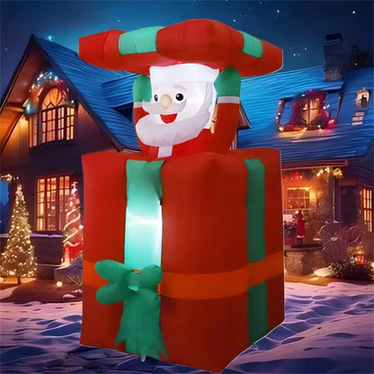 MYGVN® | Inflatable Christmas Snowman & Santa with LED Lights