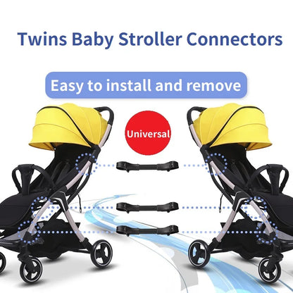 BabyLink® | 3Pcs Twin Baby Stroller Connector Set