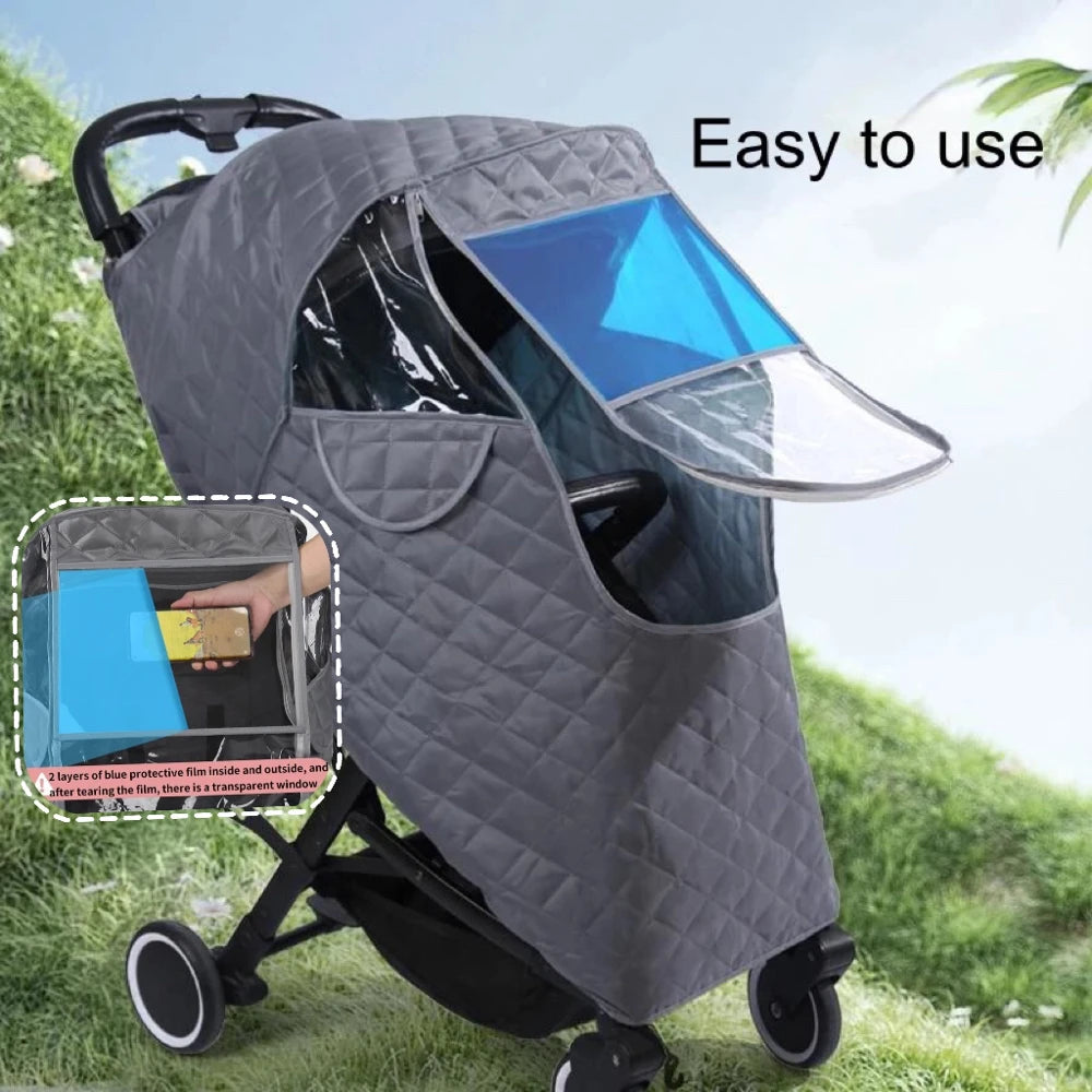 CozyShield® | Universal Waterproof Stroller Rain Cover